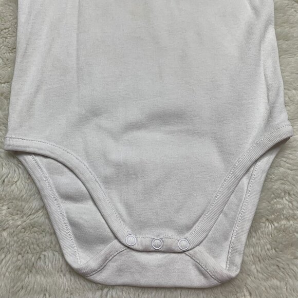 Jacadi Toddler Girl White Embroidered Ruffled Onesie Size 36 Months - Picture 4 of 10